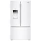 Whirlpool 23.4 Cu. Ft. Counter Depth 3-Door French Door Refrigerator in White, , large