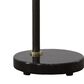 Uttermost Steward Drink Table in Solid Black and Brushed Brass, , large