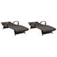 Ashley Kantana Patio Chaise Lounge in Brown (Set of 2), , large