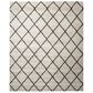 Nourison Brisbane BRI08 8"2" x 10" Ivory and Charcoal Area Rug, , large