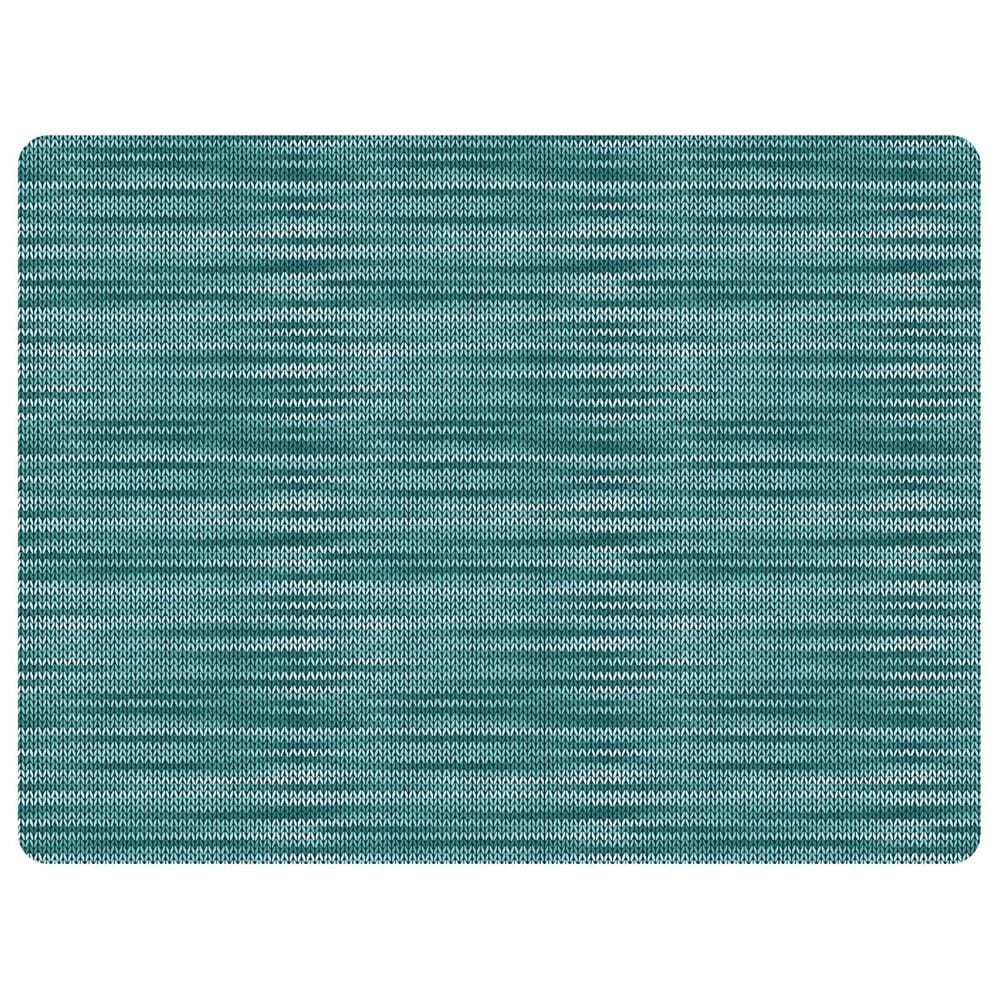 Davanti Tempo Knit Rectangular Placemat in Ocean Mist, , large