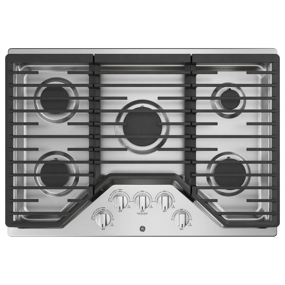 GE Appliances 2-Piece Kitchen Package with 30&quot; Single Wall Oven and Gas Cooktop in Stainless Steel, , large