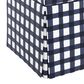 Skyline Furniture Storage Ottoman in Buffalo Gingham Blue, , large