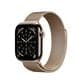 Apple Watch Series 11 (GPS+Cellular) 42mm Gold Titanium Case with Gold Milanese Loop - Gold - (2025)(Pre-Order), , large