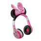 KIDdesigns Disney Junior Minnie Bluetooth Wireless Headphones in Pink, , large