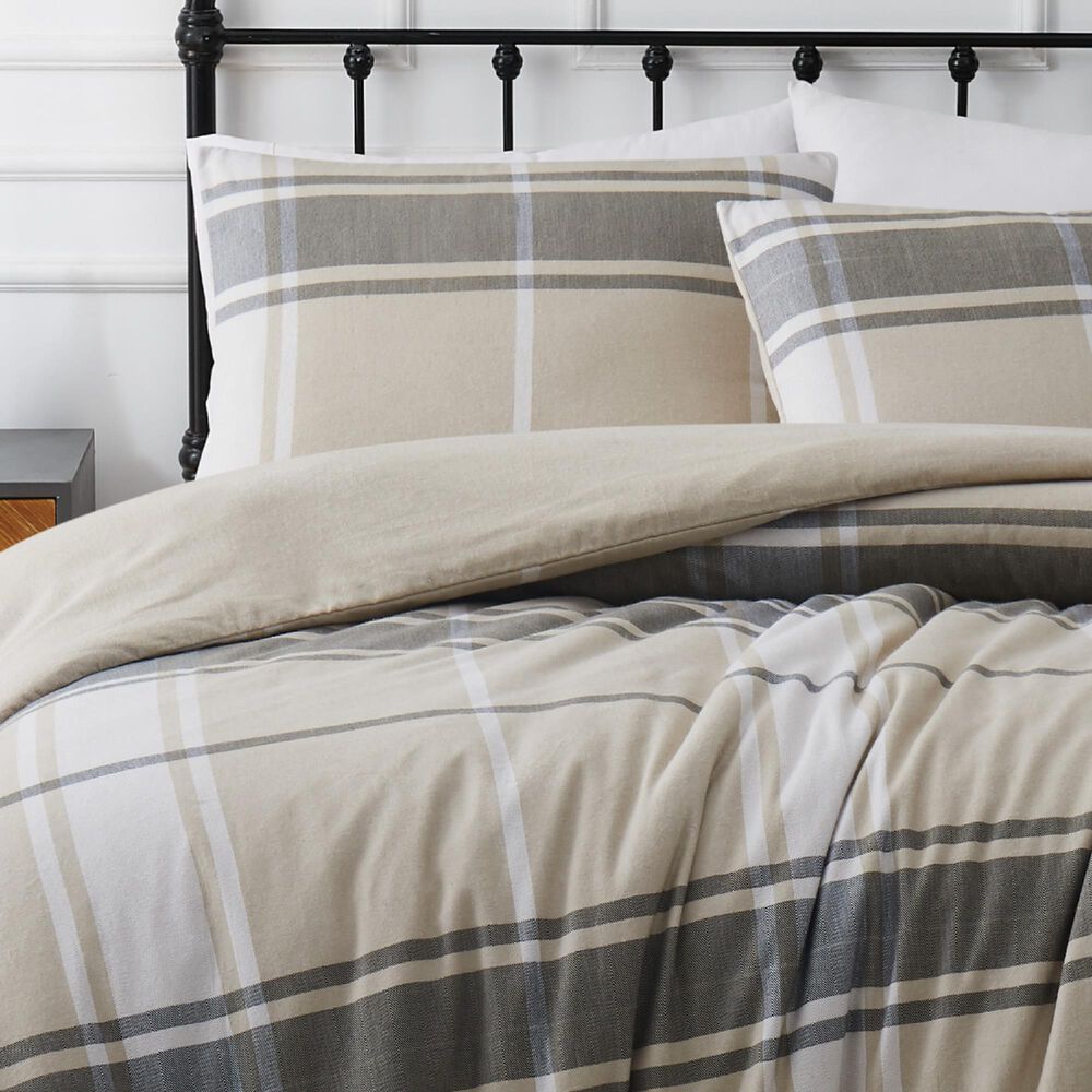 Pem America Truly Soft Preston 3-Piece King Comforter Set in Khaki, , large