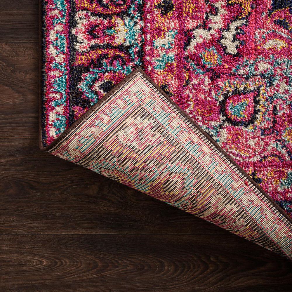Loloi II Nadia NN-06 6&#39;7&quot; x 9&#39;2&quot; Midnight and Pink Area Rug, , large