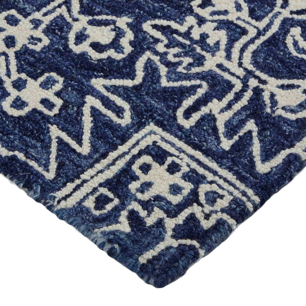 Feizy Belfort 2&#39; x 3&#39; Navy Area Rug, , large