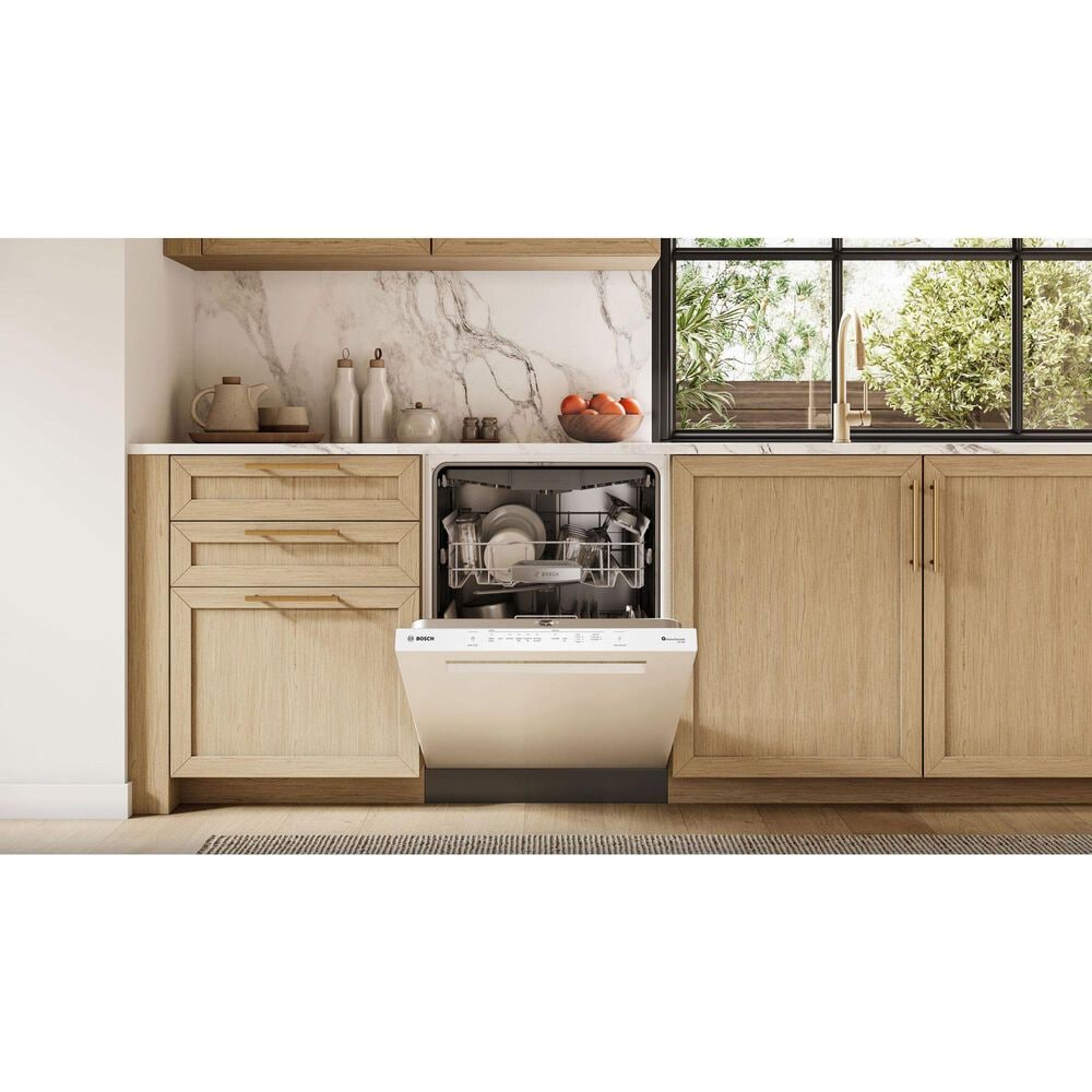Bosch 500 Series 24&quot; Built-In Pocket Handle Dishwasher with 8 Wash Cycles in White, , large
