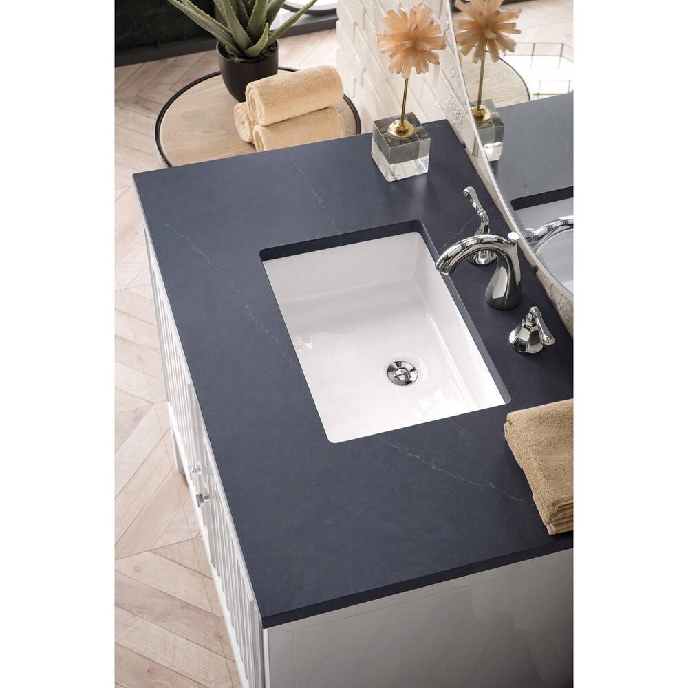 James Martin Vanities Athens 36&quot; Single Vanity Base in Bright White, , large
