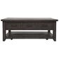 Waltham Madison County 3-Drawer Cocktail Table in Barnwood, , large