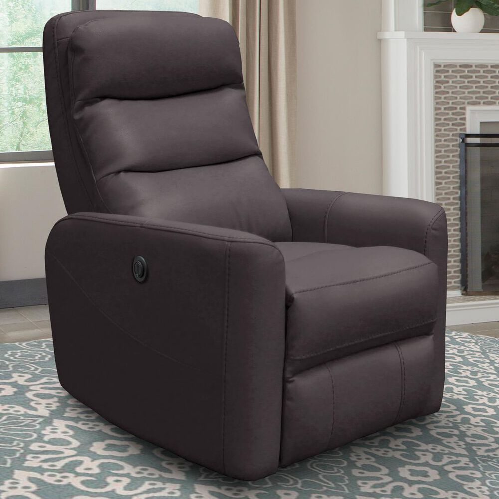 Simeon Collection Hercules Power Glider Swivel Recliner in Chocolate, , large