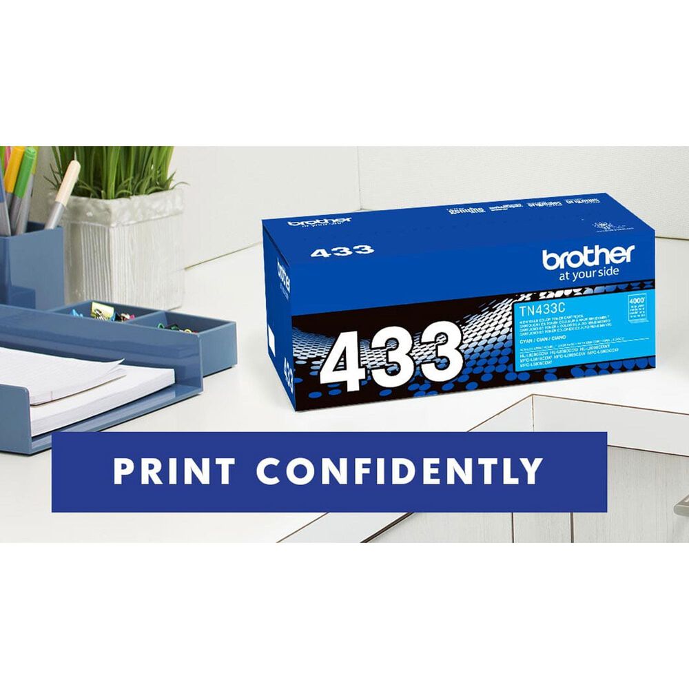 Brother High-Yield Toner Cartridge in Cyan, , large