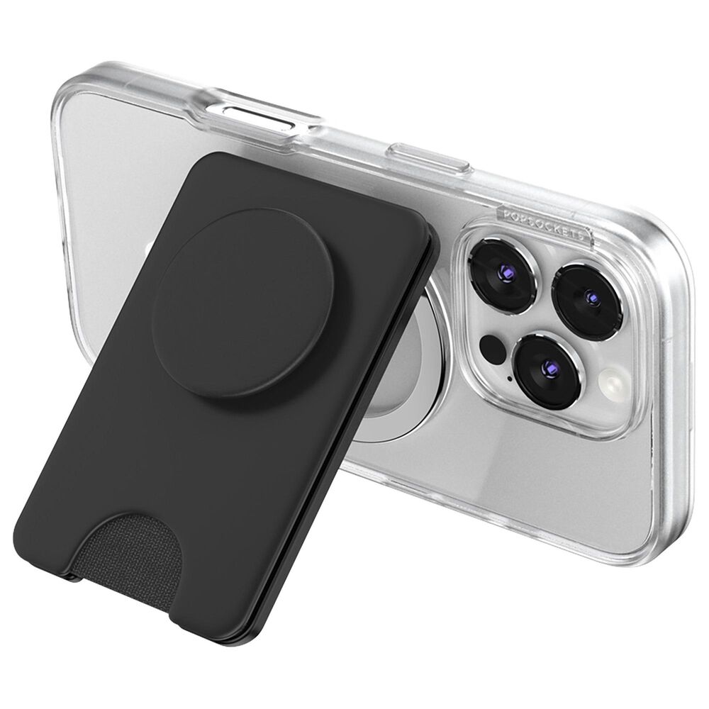 PopSockets MagSafe Kick-Out PopWallet Plus in Black, , large
