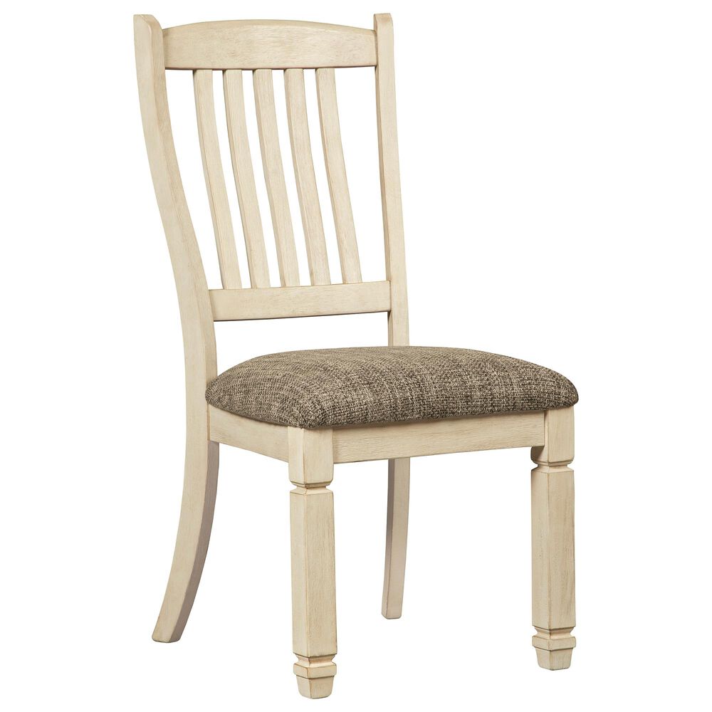 Signature Design by Ashley Bolanburg Side Chair in Antique White, , large