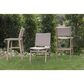 Sunset West Sedona Patio Dining Chair in Coastal Teak and Latte, , large