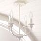 Hunter Southcrest 4-Light Semi-Flush Mount in Distressed White, , large