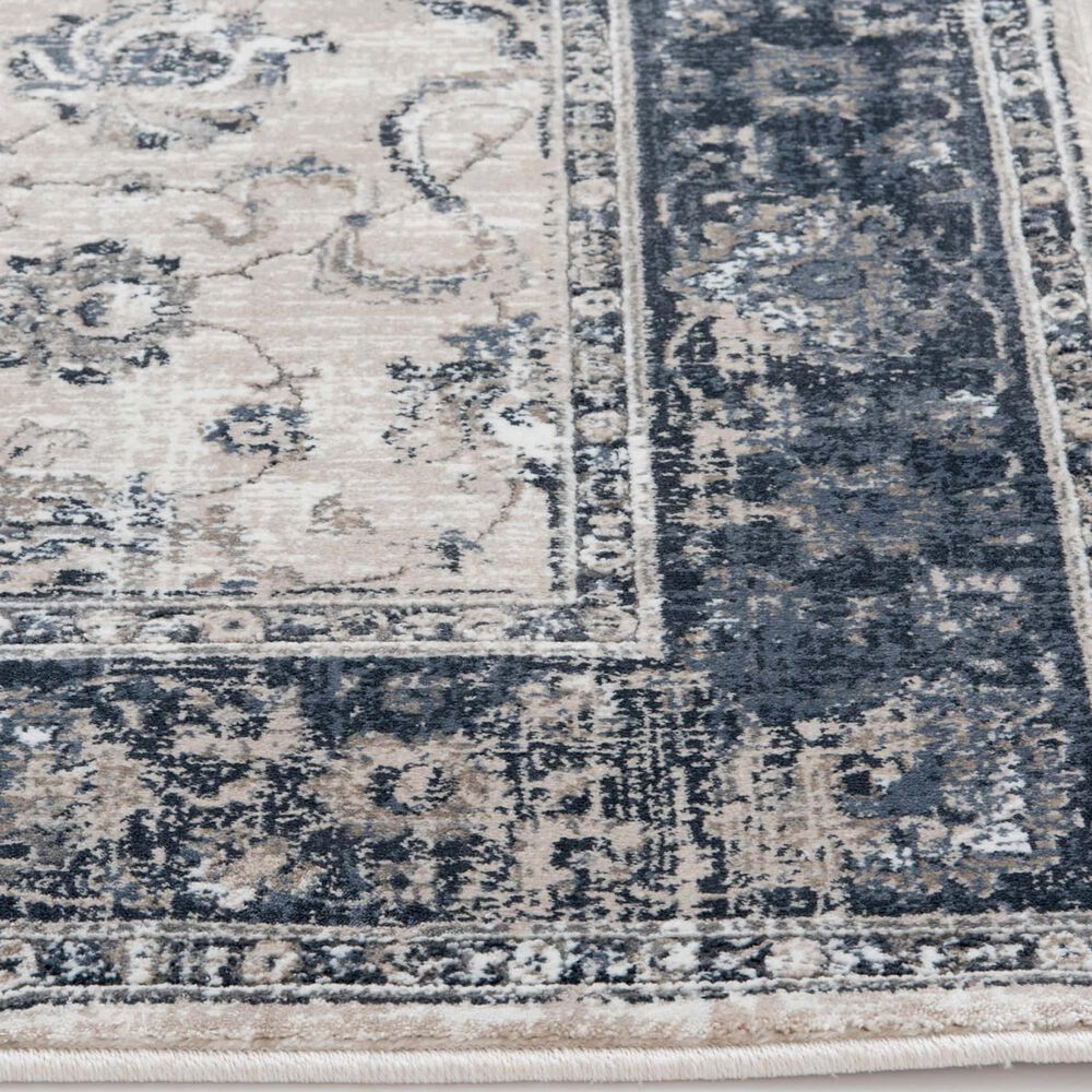 Central Oriental Clearwater Oriel 5&#39;3&quot; x 7&#39;7&quot; Biscuit and Nightfall Area Rug, , large