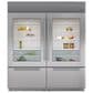 Sub Zero Dual Installation Kit with 72" Louvered Grille in Stainless Steel, , large