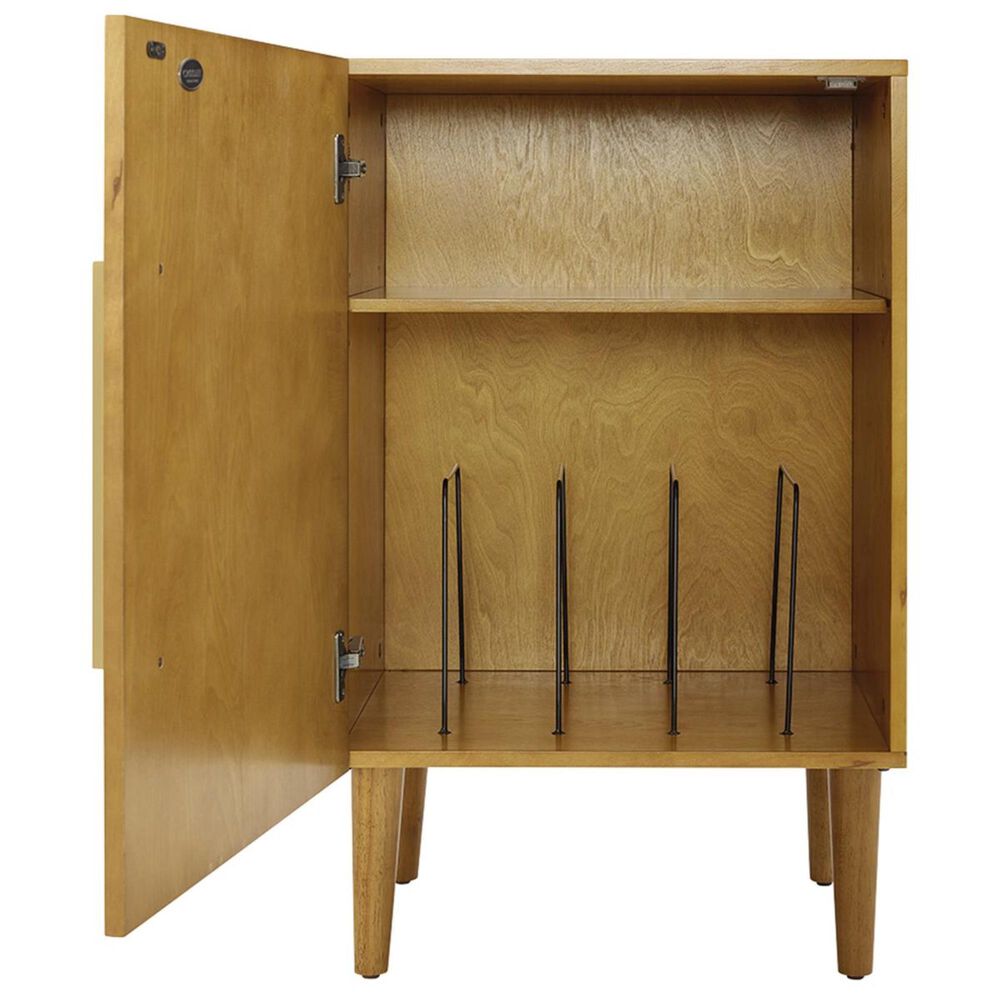 Crosley Furniture Everett Record Player Stand in Acorn, , large
