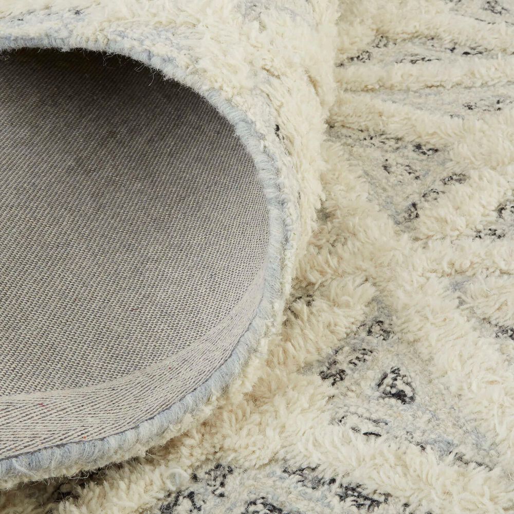Feizy Anica 10&#39; x 14&#39; Blue and Ivory Area Rug, , large