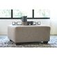 Ashley Ballinasloe Oversized Accent Ottoman in Platinum, , large