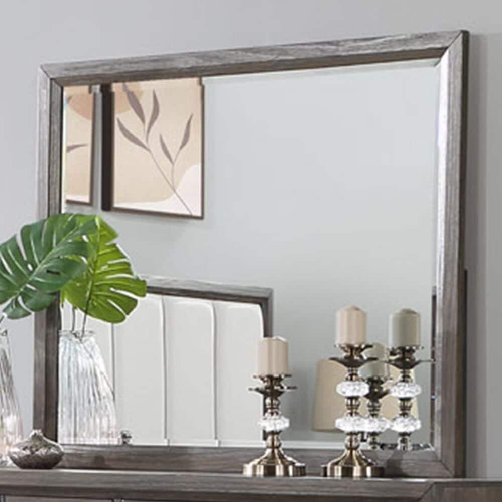 New Heritage Design Landon Dresser Mirror in Walnut, , large