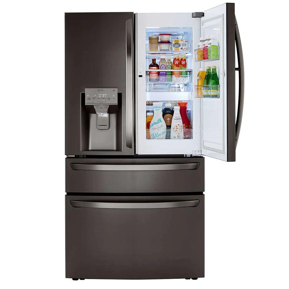 LG 30 Cu. Ft. Smart wi-fi Enabled Refrigerator with Craft Ice&amp;&#35;153 Maker in Black Stainless Steel, , large