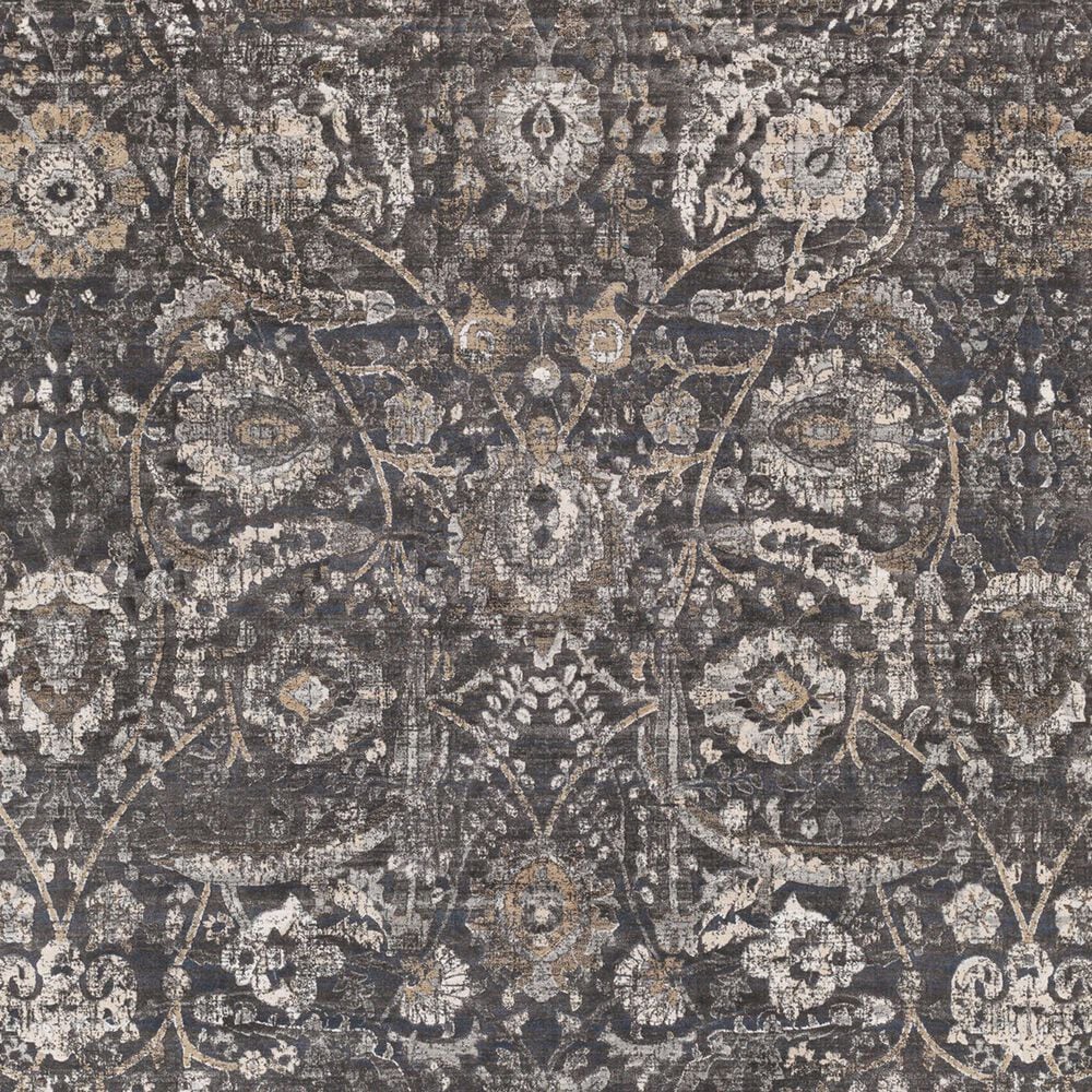 Surya Indigo 8&#39;7&quot; x 12&#39;4&quot; Black, Charcoal, Mustard, Beige and Off-White Area Rug, , large