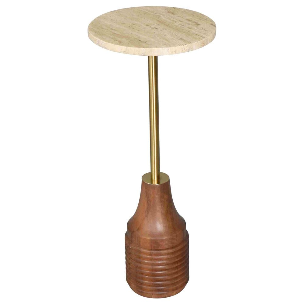 LR Home Martini Drink Table in Gold, , large