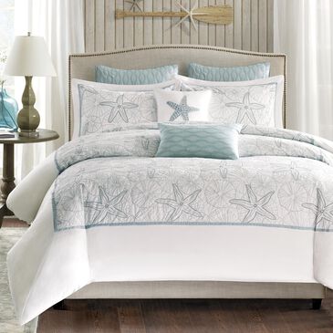 Hampton Park Maya Bay 3-Piece Full/Queen Duvet Set in White, , large