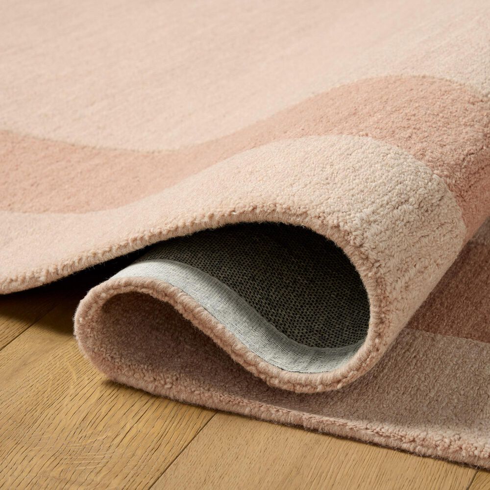 Loloi Craven Blush and Rose 9'3" x 13' Area Rug, , large