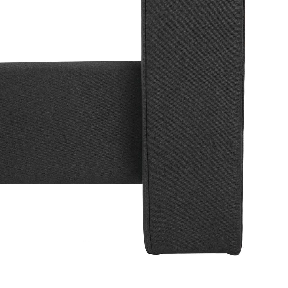 Jennifer Taylor Home Marcella King Upholstered Bed in Jet Black NFM