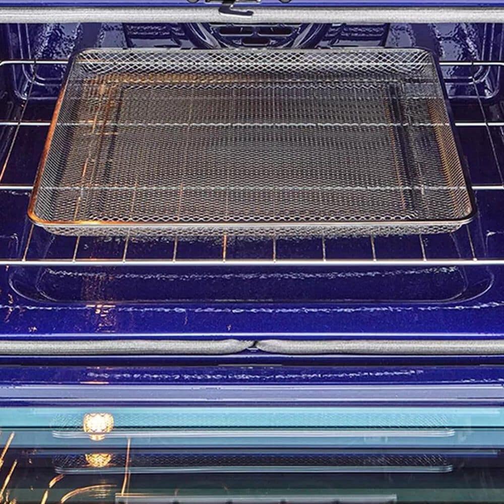 LG 2-Piece Kitchen Package with 7.3 Cu. Ft. Smart Slide-In Double Oven Electric Range and 2.1 Cu. Ft. Smart Over-the-Range Microwave in Printproof Stainless Steel, , large