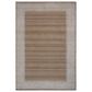 RIZZY Willow Striped Brown, Ivory and Beige 2"6" x 8" Runner, , large