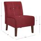 Linon Home Decor Coco Accent Chair in Red, , large