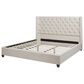 Jennifer Taylor Home Manhattan King Platform Bed in Light Beige, , large