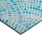 Dalyn Rug Company Seabreeze SZ7 2"3" x 7"6" Teal Runner, , large
