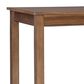 Linon Home Decor Claridge Counter Height Pub Table in Rustic Brown - Table Only, , large