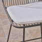Hearth and Haven Niez Outdoor Counter Stool with Ivory Cushion in Gray (Set of 2), , large