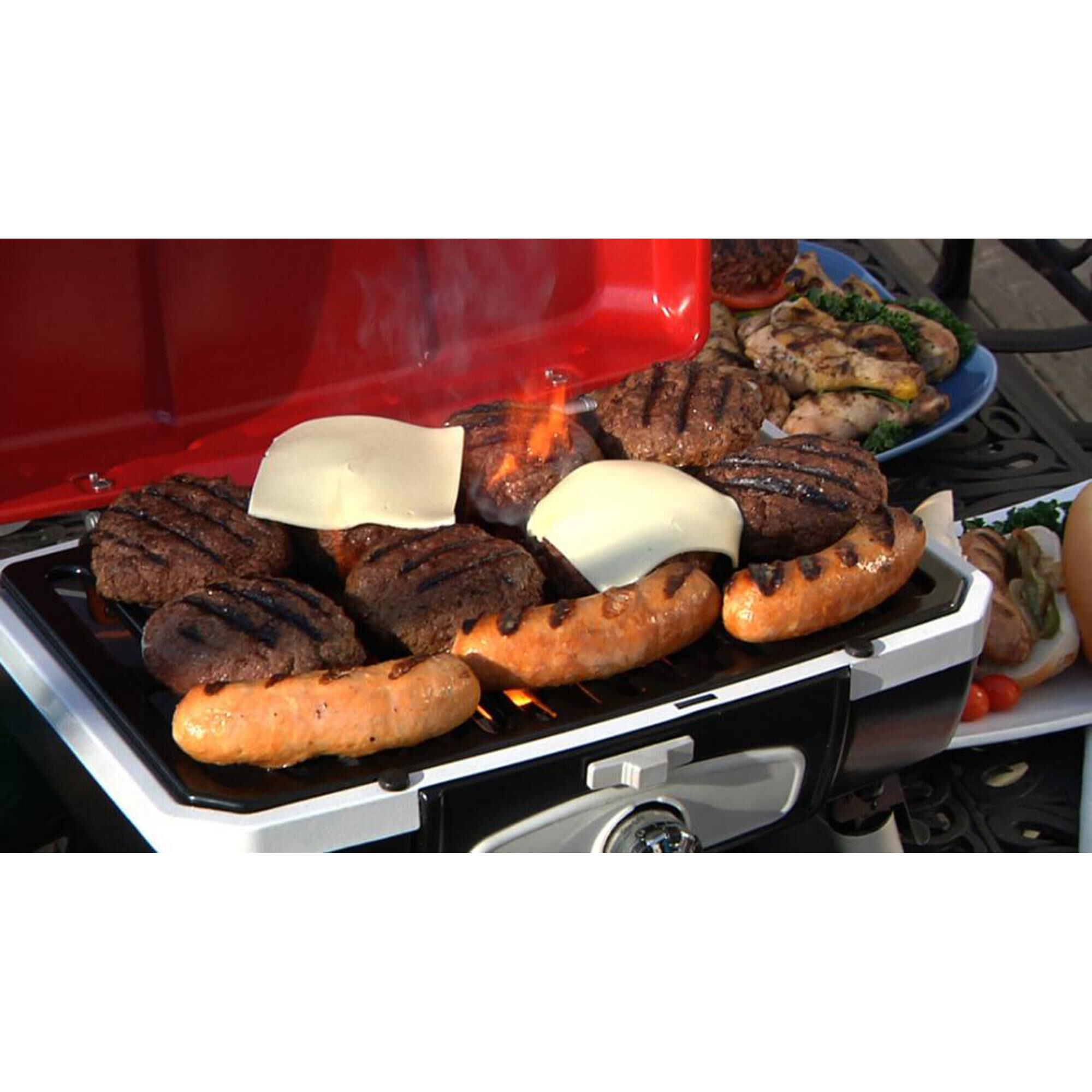 Cuisinart Portable Tabletop Gas Grill in Red NFM
