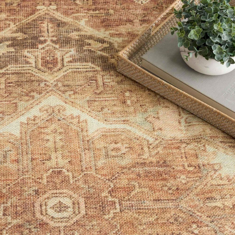 Nourison Vintage Washables Gold 7'10" x 9'10" Area Rug, , large