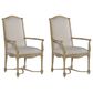 Hooker Furniture Ciao Bella Arm Chair in Natural (Set of 2), , large