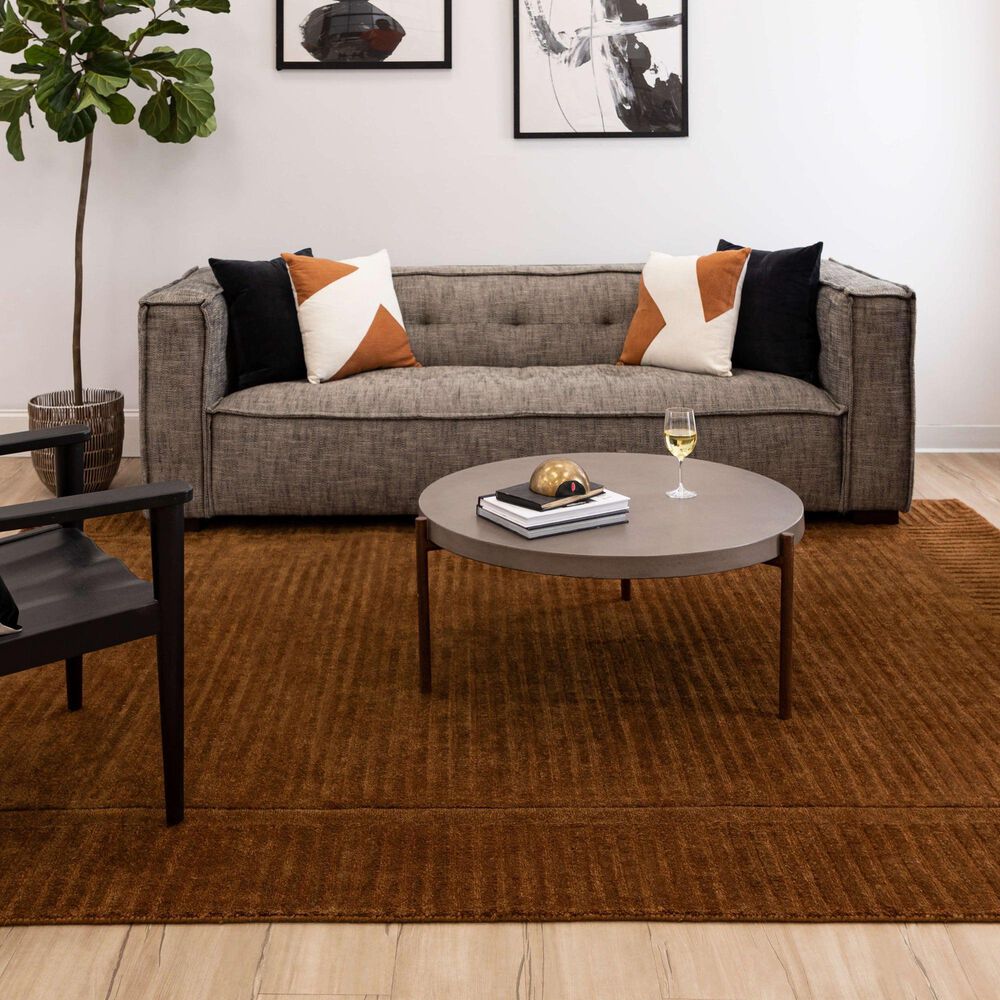 Karastan Terra Firma 5&#39; x 8&#39; Sienna Area Rug, , large