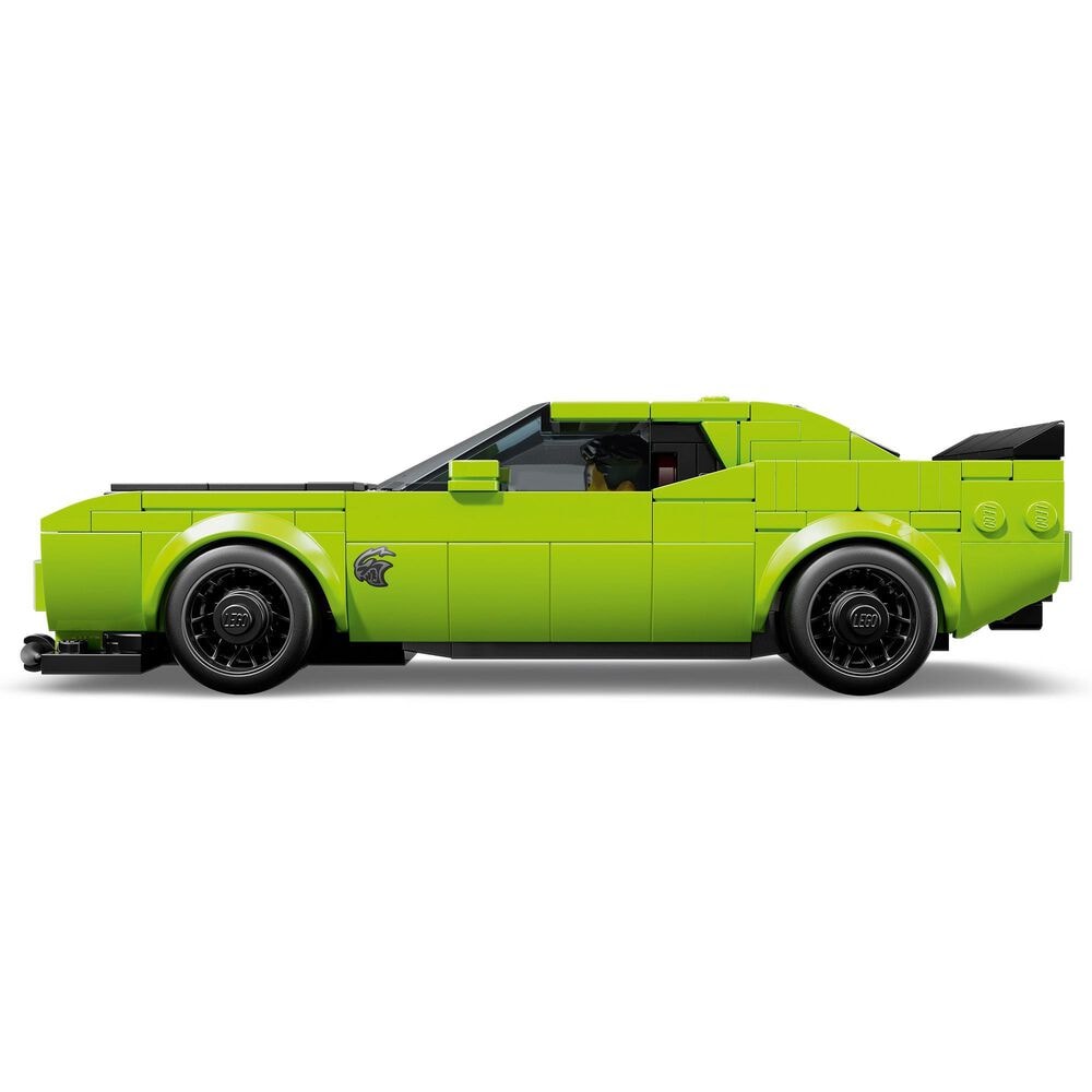 LEGO Speed ??Champions Dodge Challenger STR Hellcat Race Car Building Set, , large