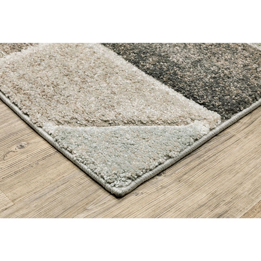 Oriental Weavers Cambria Triangular 1&#39;10&quot; x 7&#39;6&quot; Multicolor Runner, , large