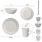 Mikasa French Countryside 16-Piece Dinnerware Set in White, , large