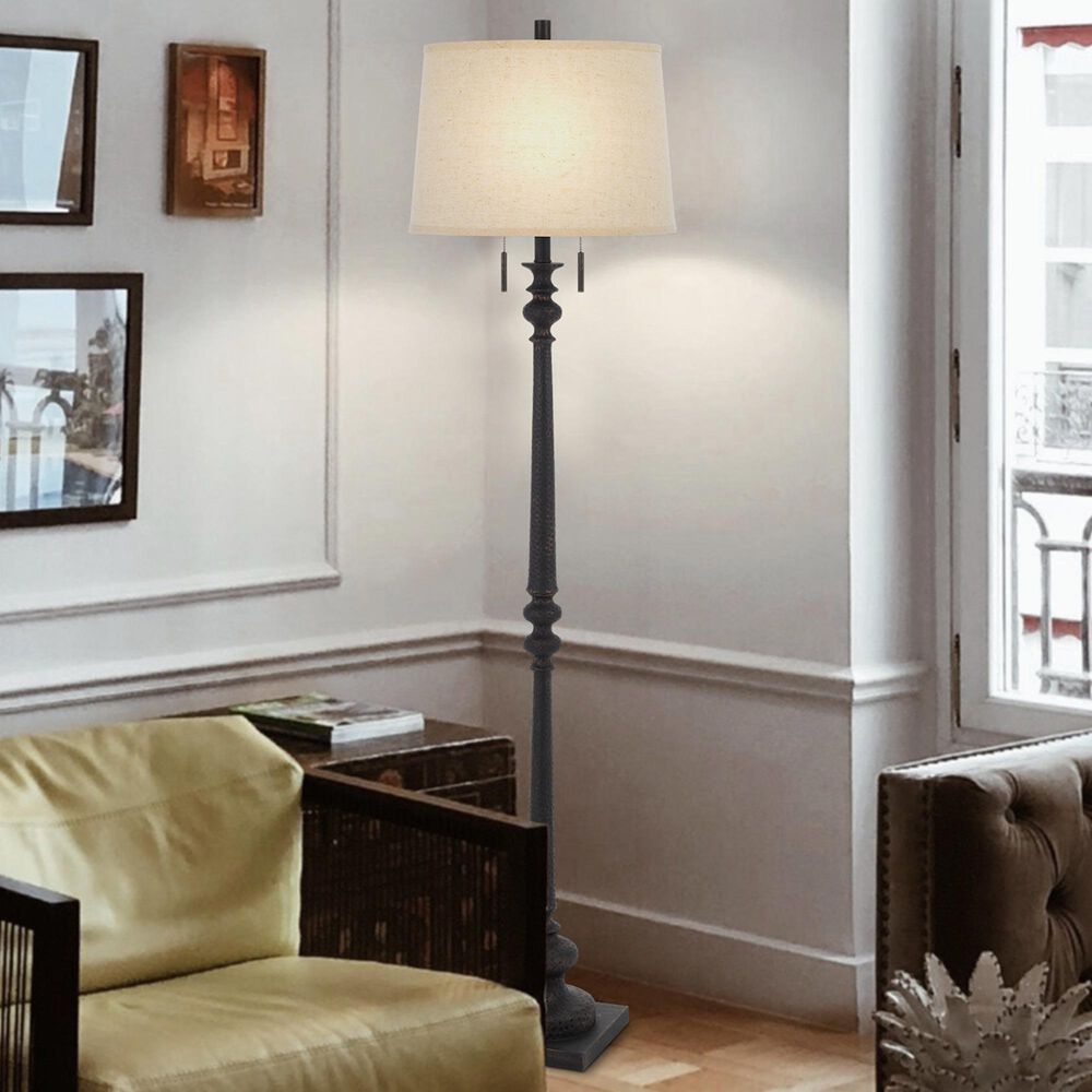 Cal Lighting Torrington Floor Lamp in Rustic Iron, , large