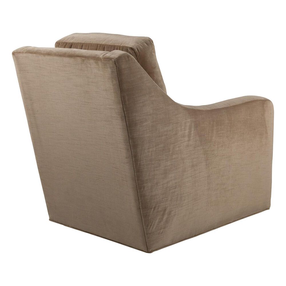 Rowe Furniture Swivel Chair in Earthtone Velvet, , large