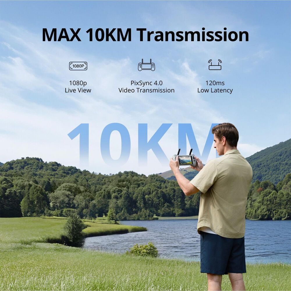 Potensic ATOM 2 Drone with 8K Camera, AI Track, 10km Video Transmission, Vertical Shooting - Standard, , large